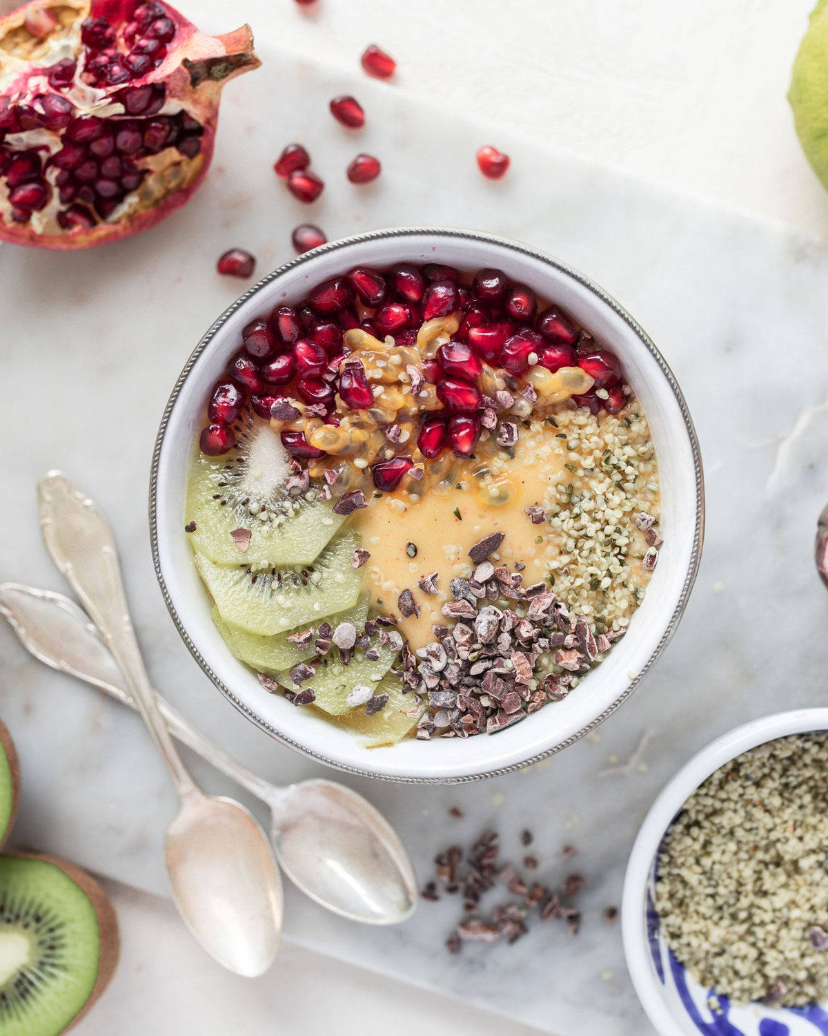 Vitaminreiche Mango-Smoothie-Bowl