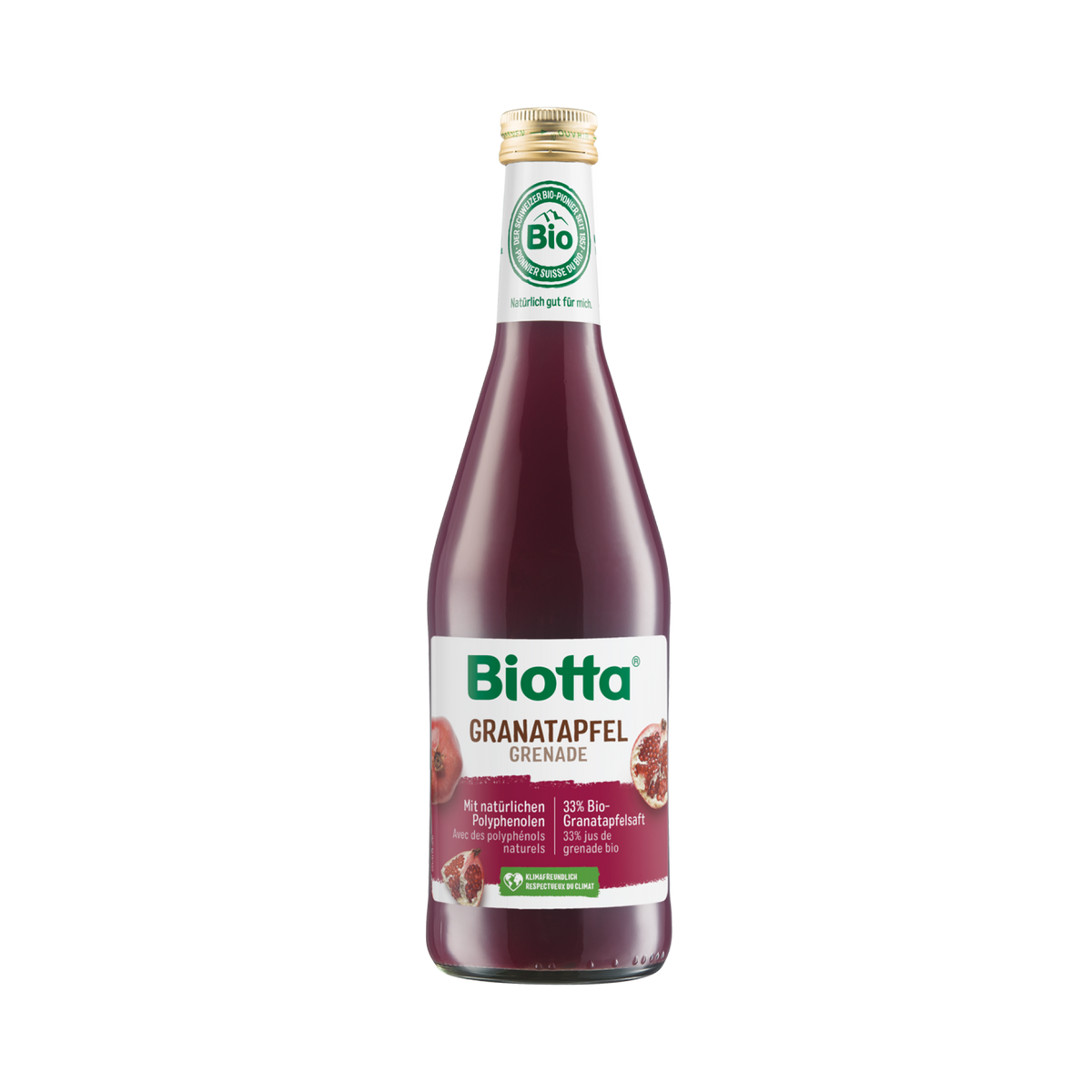 Biotta Granatapfel – Bio-Saft – 6x 500ml