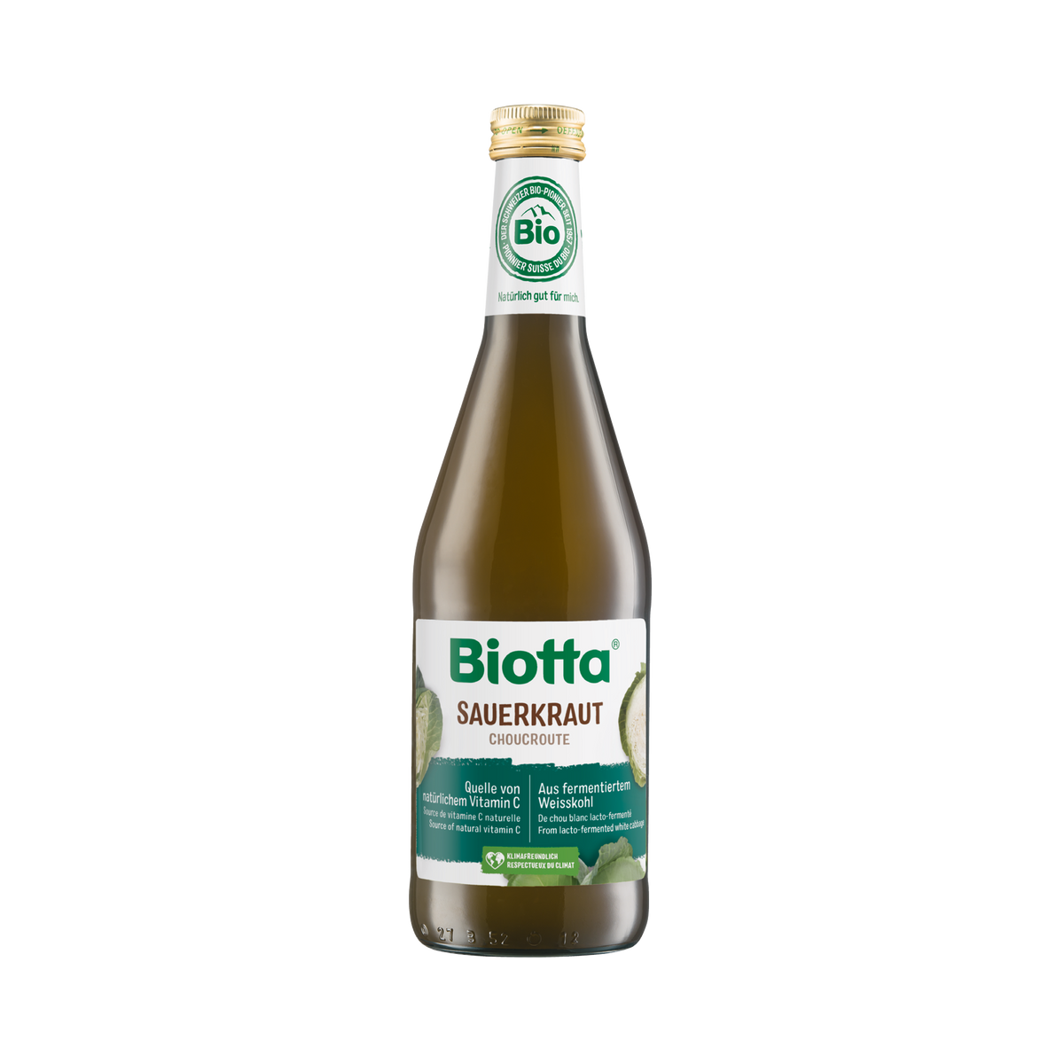 Biotta Sauerkraut – Bio-Saft – 6x 500ml
