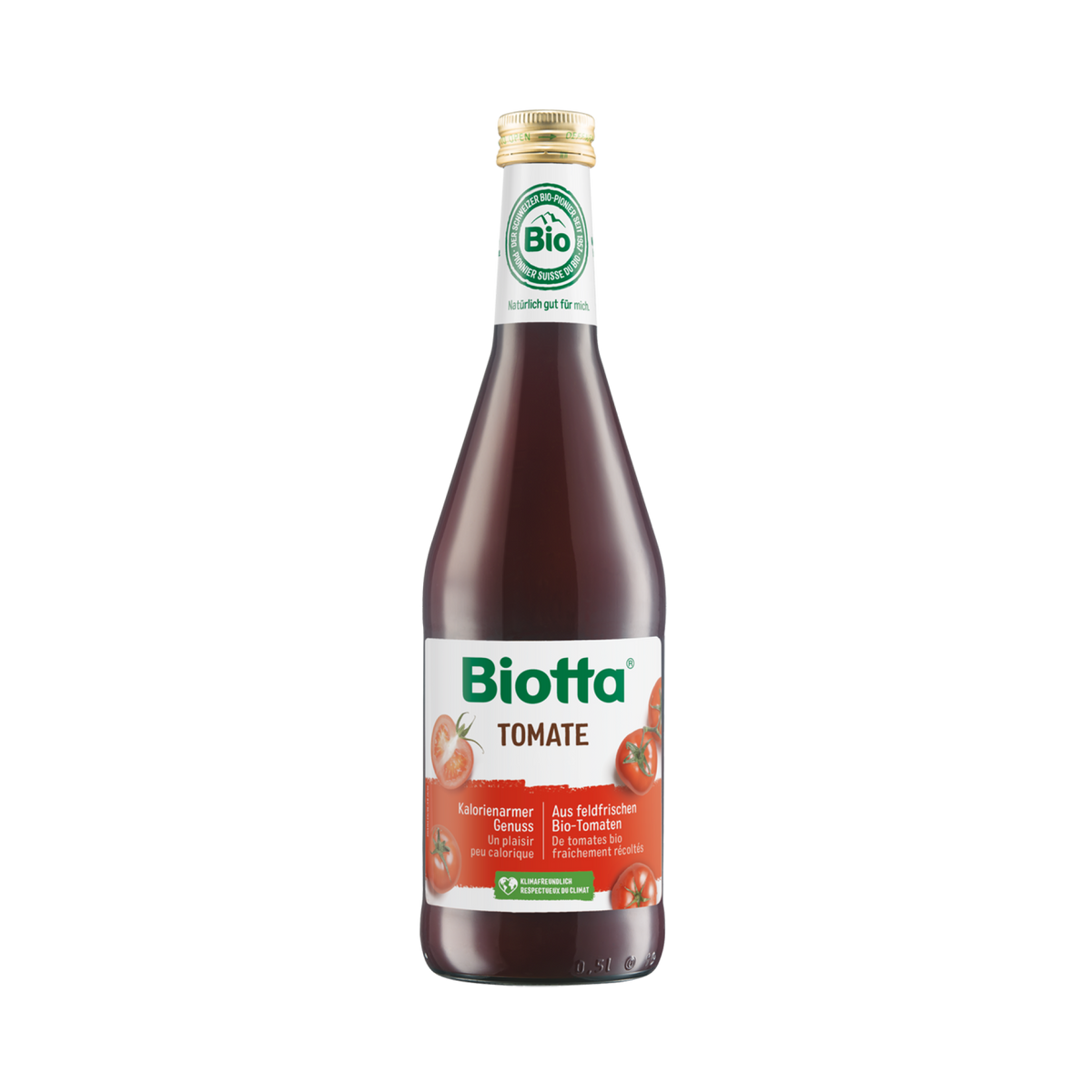 Biotta Tomate – Bio-Saft – 6x 500ml