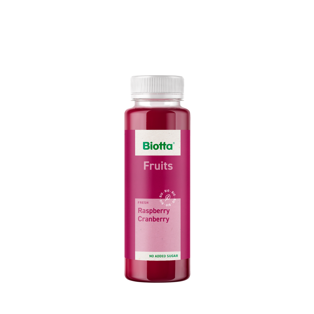 Biotta Fruits Himbeere - Cranberry – Bio-Smoothie – 6x 250ml