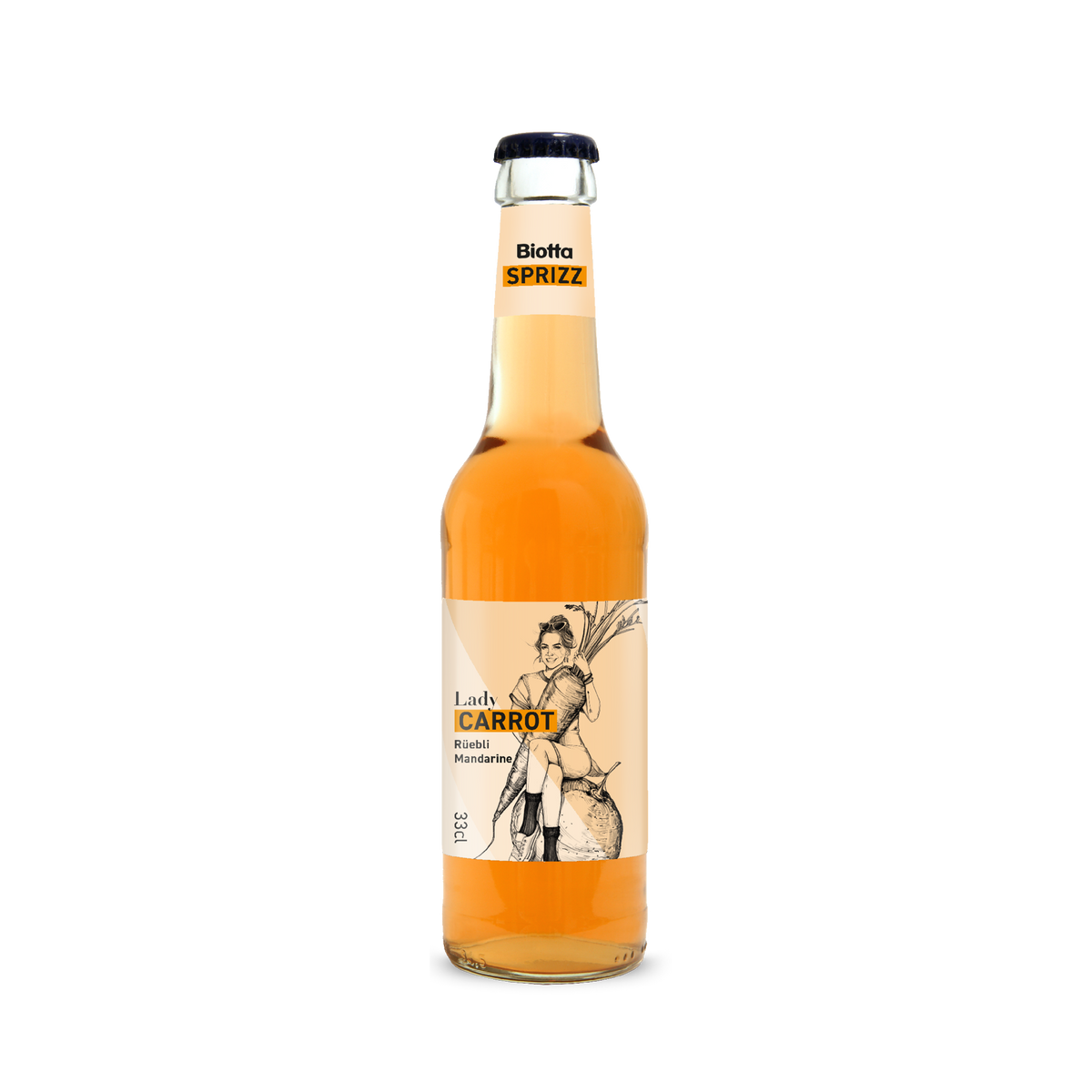 Biotta SPRIZZ Karotte-Mandarine Bio – Limonade – 24x 330ml