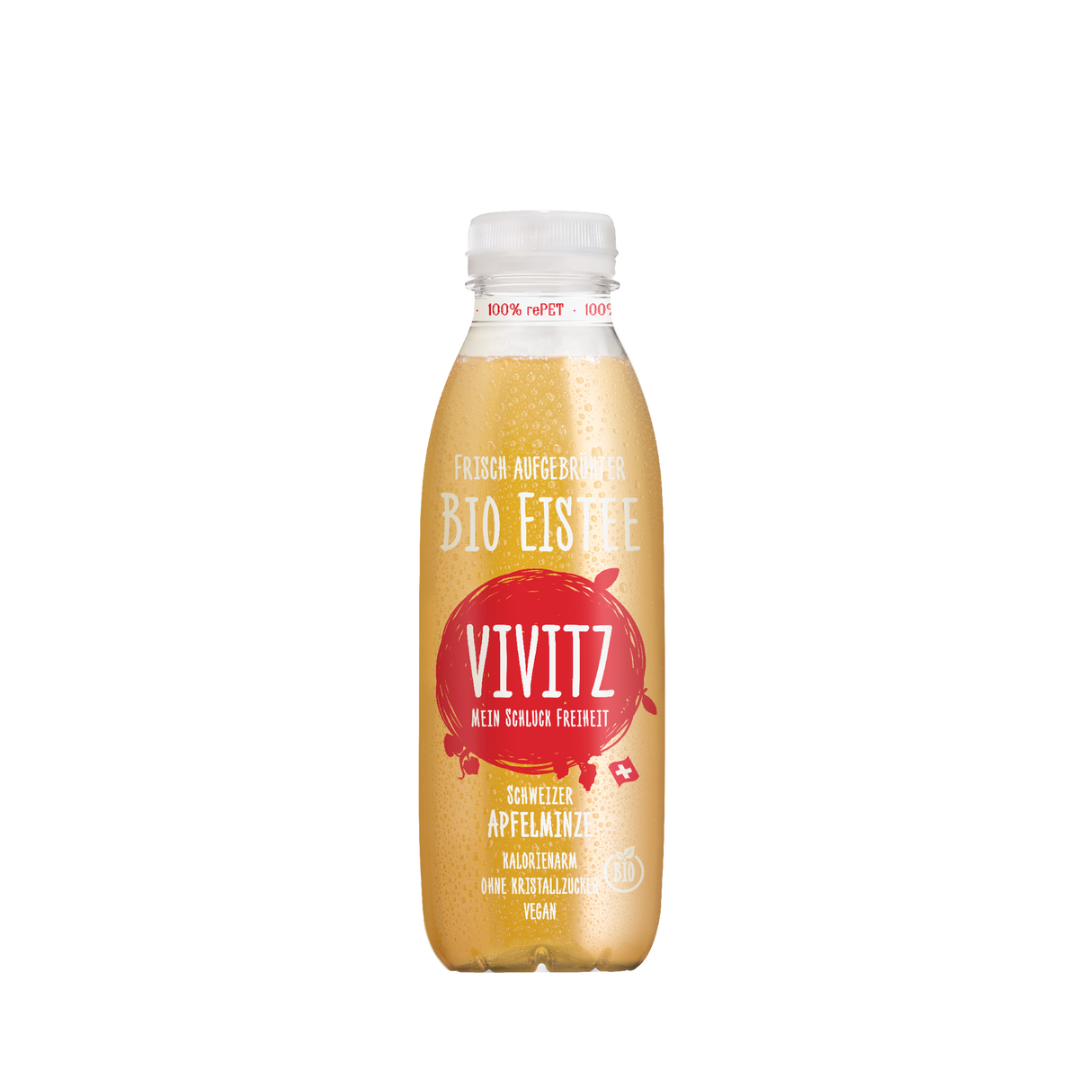 VIVITZ Bio Eistee Apfelminze – 6x 500ml