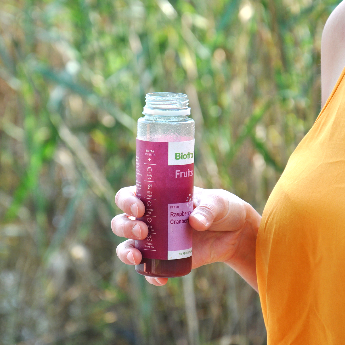 Biotta Fruits Himbeere - Cranberry – Bio-Smoothie – Bild 2 von 2