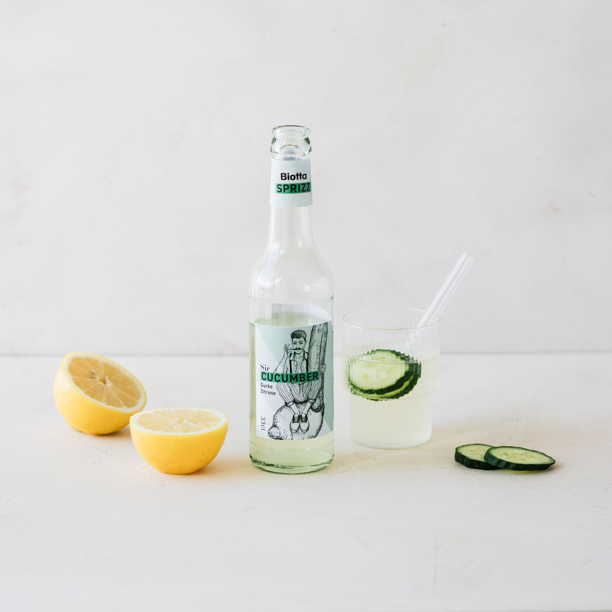 Biotta SPRIZZ Gurke-Zitrone Bio – Limonade – Bild 2 von 2