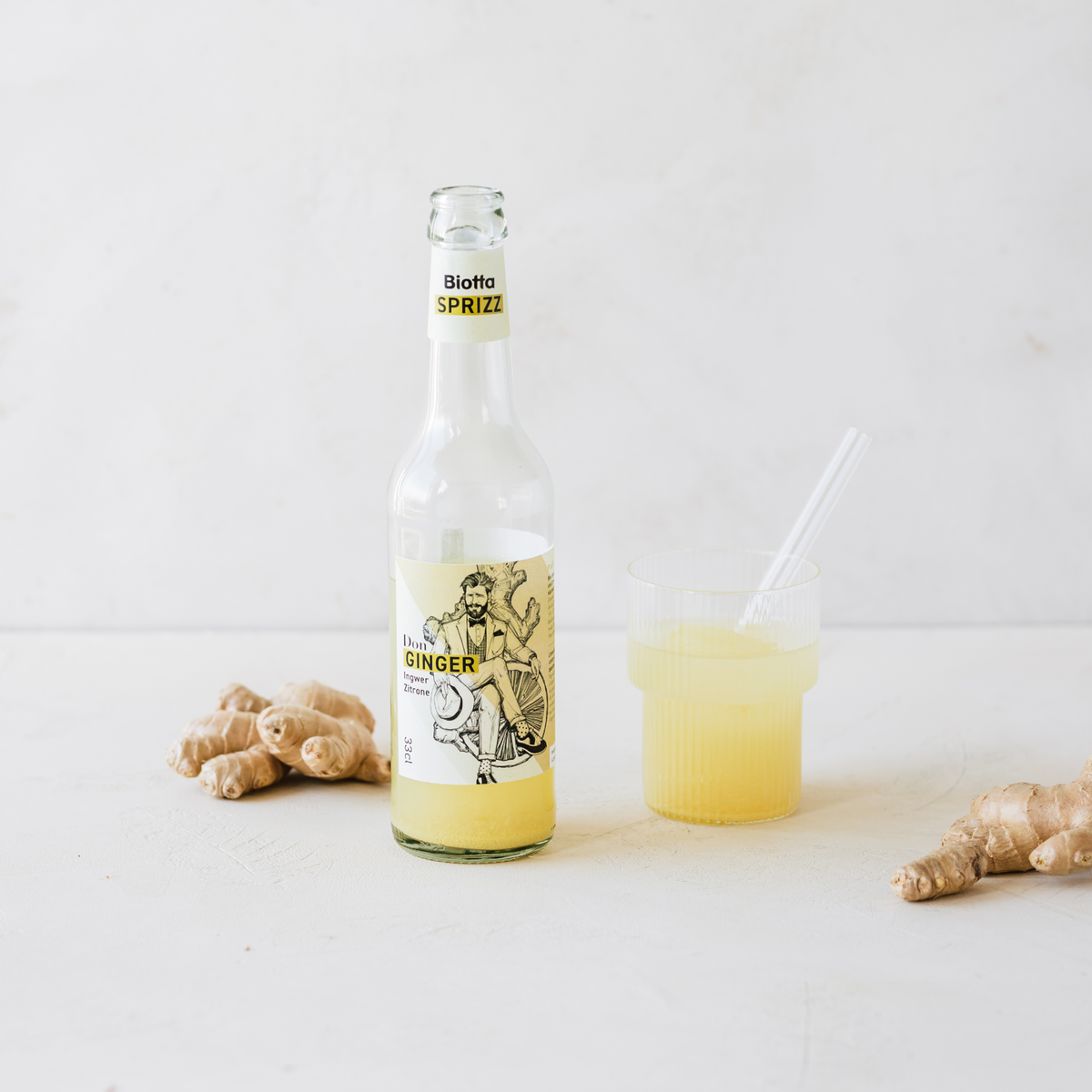 Biotta SPRIZZ Ingwer-Zitrone Bio – Limonade – Bild 2 von 2